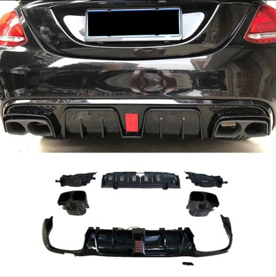 C Class W205 Diffuser BRABUS (2014-2022) for Amg Line
