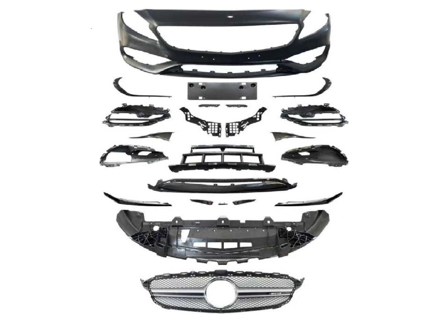A Class W176 Front Bumper A45 Design (2012-2018)