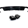Audi A5/S5/RS5 Diffuser Black Pipes (2016-2019)