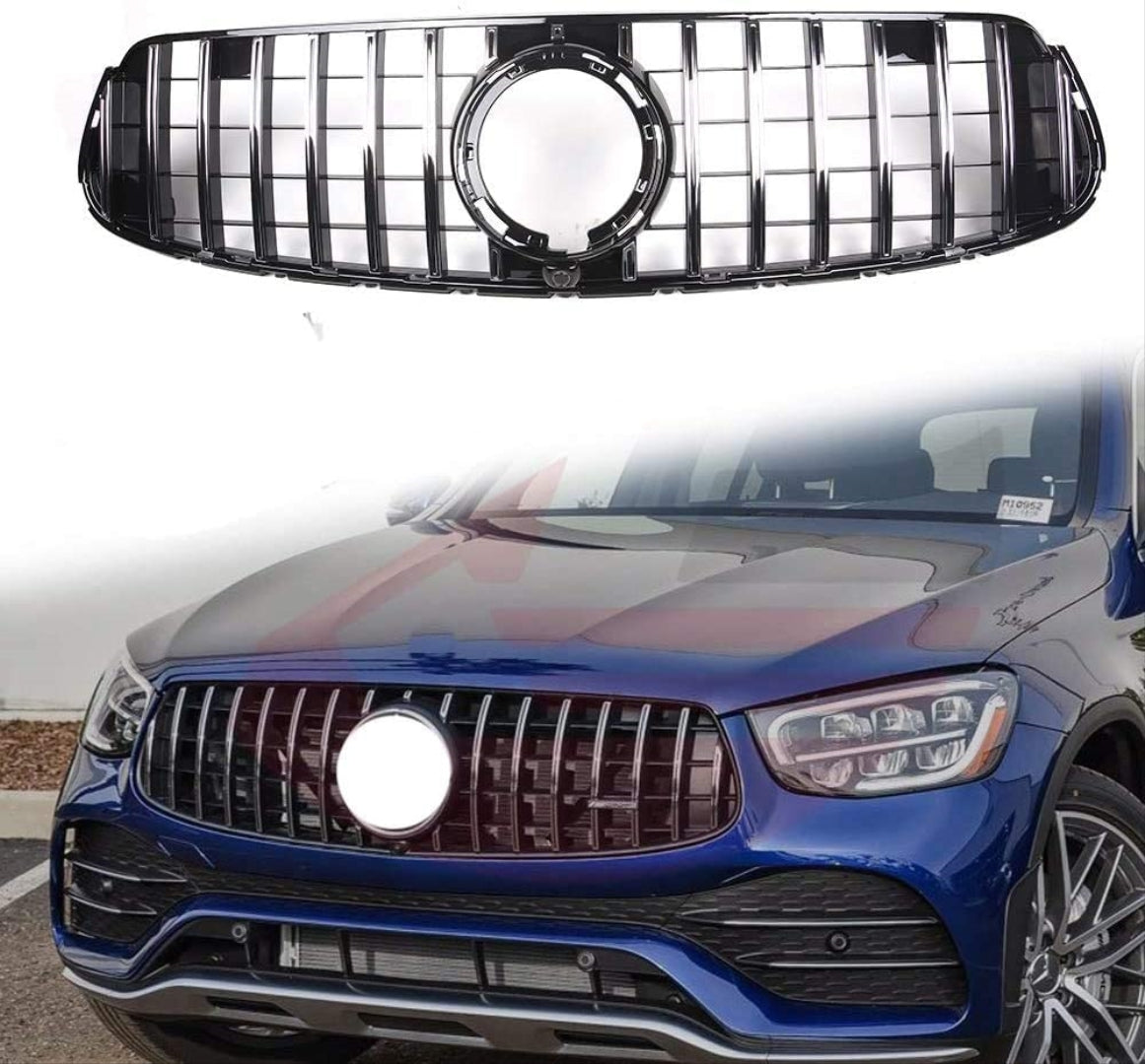 Mercedes-Benz GLC-Class X253 Facelift Grill GTR Black (2020–2023)