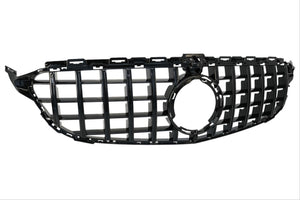 C Class W205 Facelift Grill GTR Black (2019-2022)