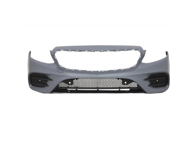Mercedes-Benz E-Class W213 Front Bumper AMG Line (2016–2019) — With Grill