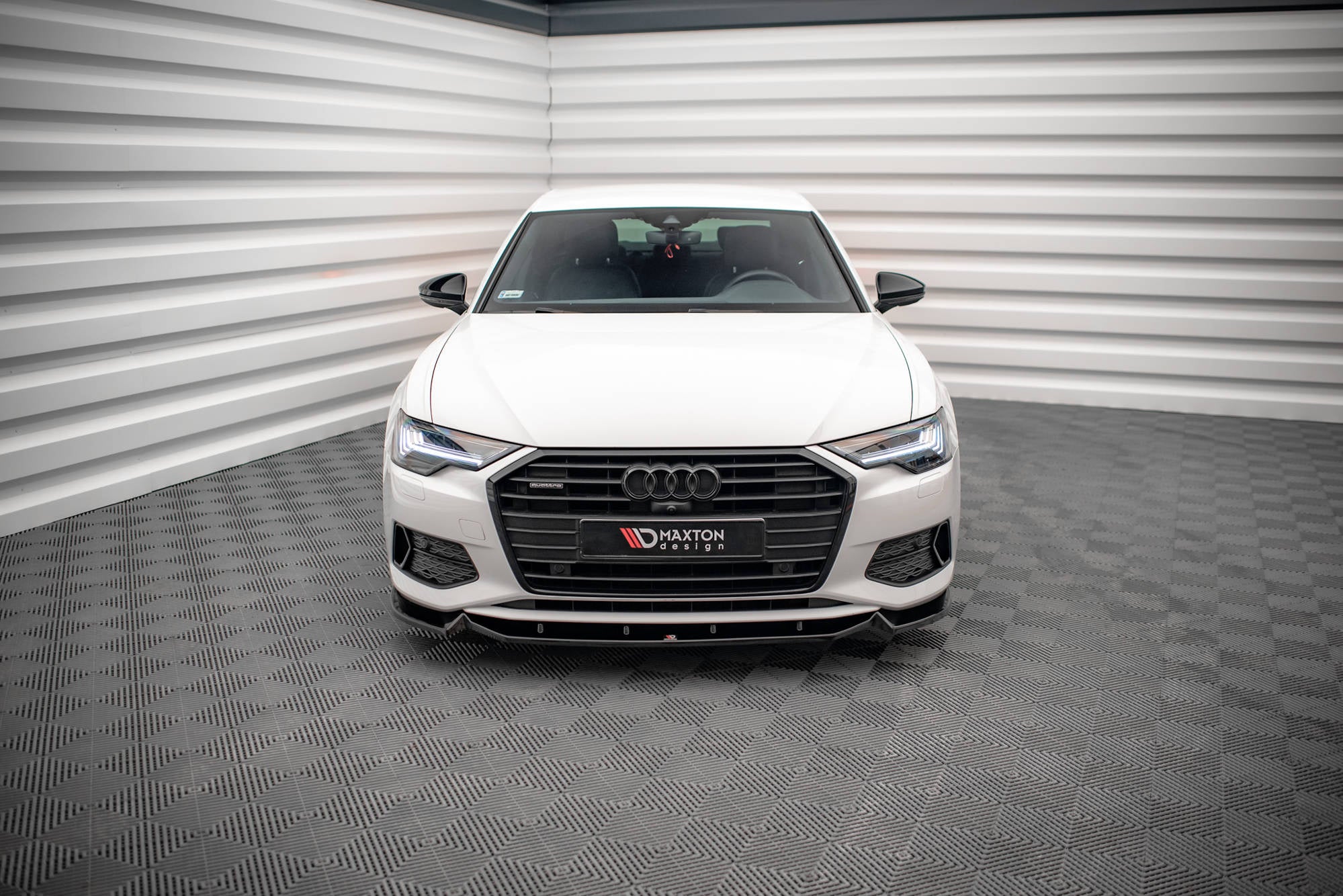 Audi A6 (C8) Front Lip Normal Car (Maxton Design Original)