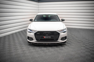 Audi A6 (C8) Front Lip Normal Car (Maxton Design Original)