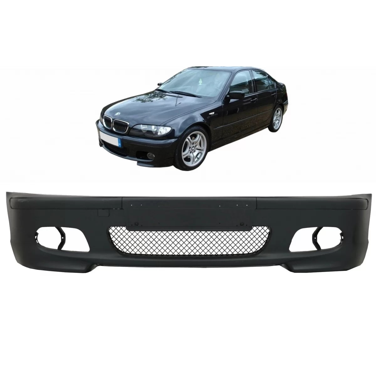 BMW 3 Series E46 Front Bumper M Packet (1998–2004) — 4 Doors