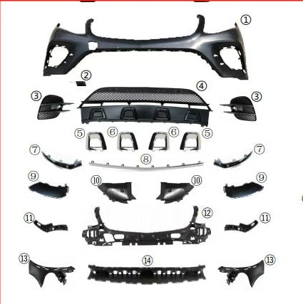 GLC Class X253 Front Bumper AMG Line (2016-2019)