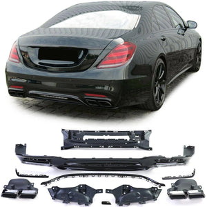 S Class W222 Diffuser S63 (2018-2020) for Amg Line