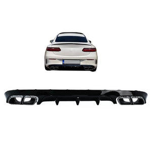 C Class W205 Coupe Diffuser C63 (2014-2022) for Amg Line