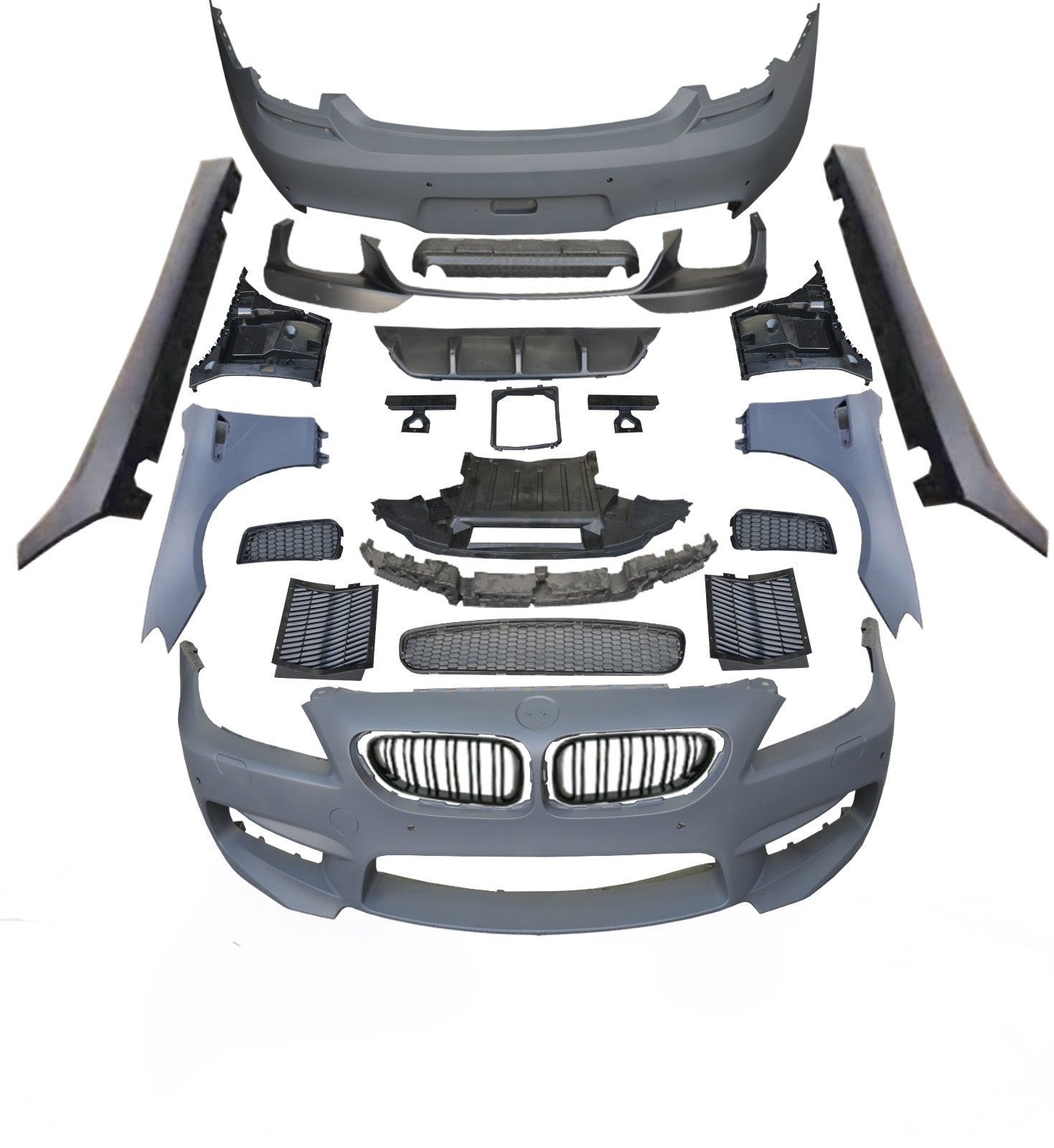 6 Series F06 Body Kit M6 Design (2011-2018) with Fenders