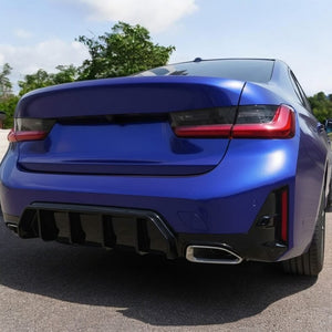 3 Series G20 LCI Diffuser 340D Design (2023-2026) with Chrome Pipes