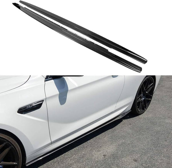 BMW 5 Series G30 Gloss Black Side Steps (2018-2023)
