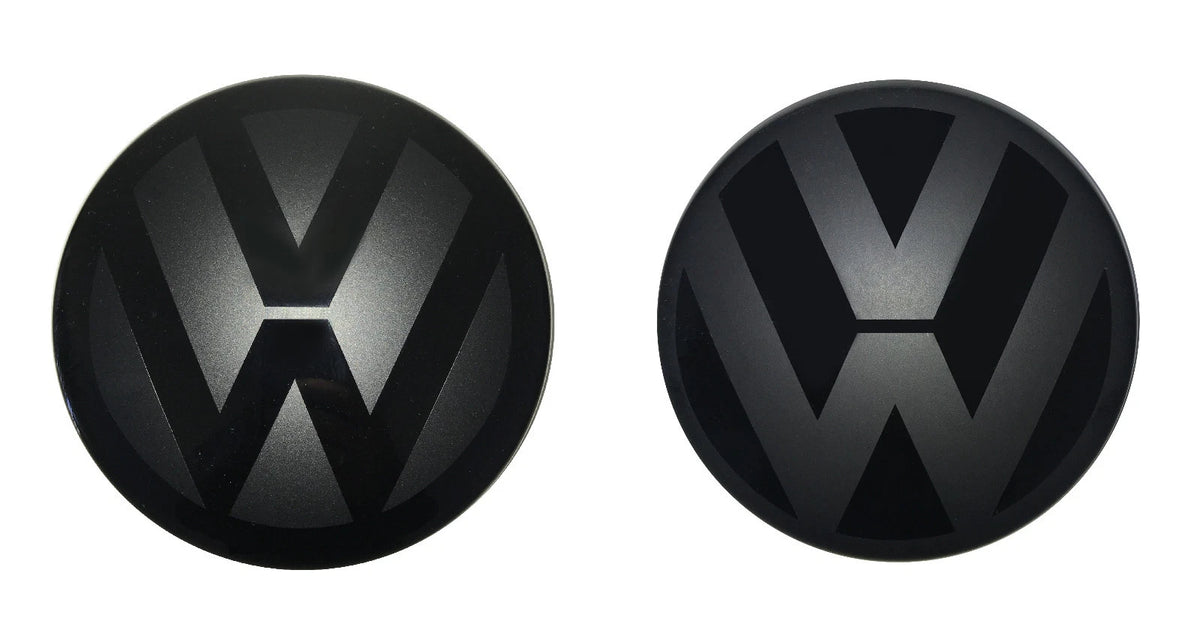 VW Passat B8.5 Black Logo Badge Set (Front & Rear)