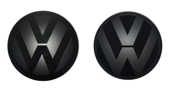VW Passat B8.5 Black Logo Badge Set (Front & Rear)