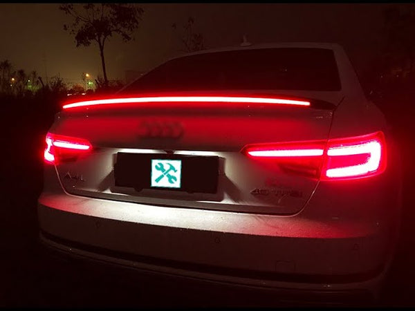 Audi A4 B9 Rear Spoiler (2016–2019) — With LED