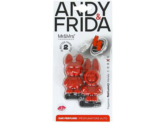 Mr&Mrs Andy&Frida Air Freshener (Red)