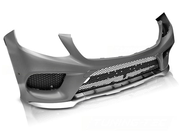 Mercedes-Benz GLE-Class W166 Facelift Front Bumper AMG Line (2015–2018) — With Grill