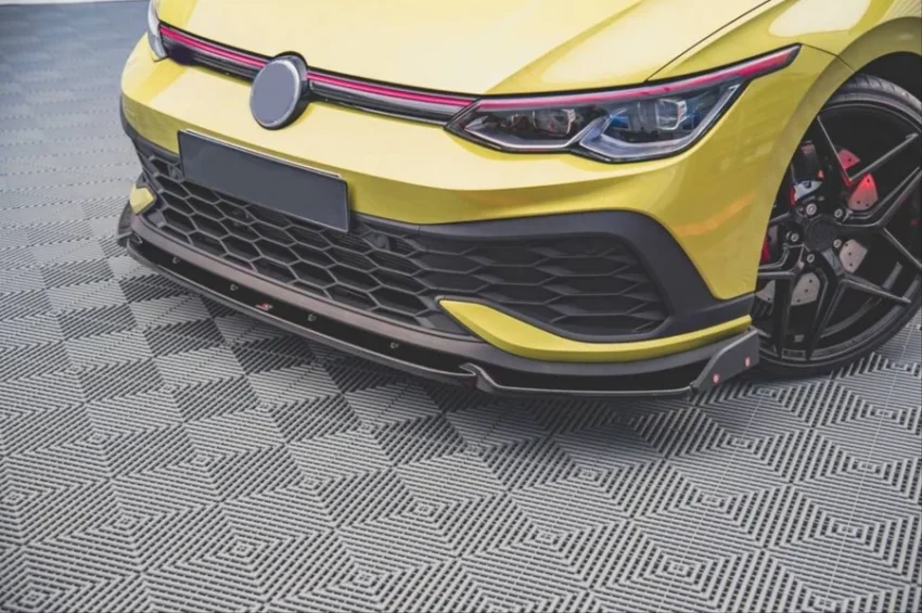 VW Golf 8 Front Lip Black (Life, Style, Active) - Image 3