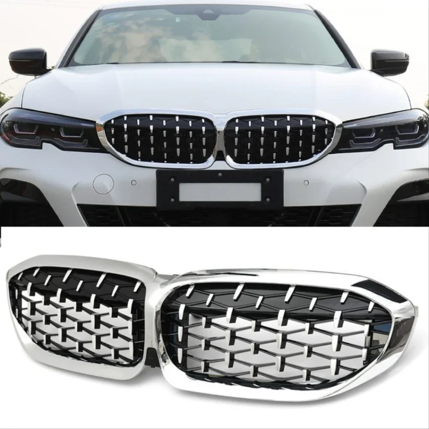3 Series G20 Diamonds Grill Chrome (2019+) - Image 2