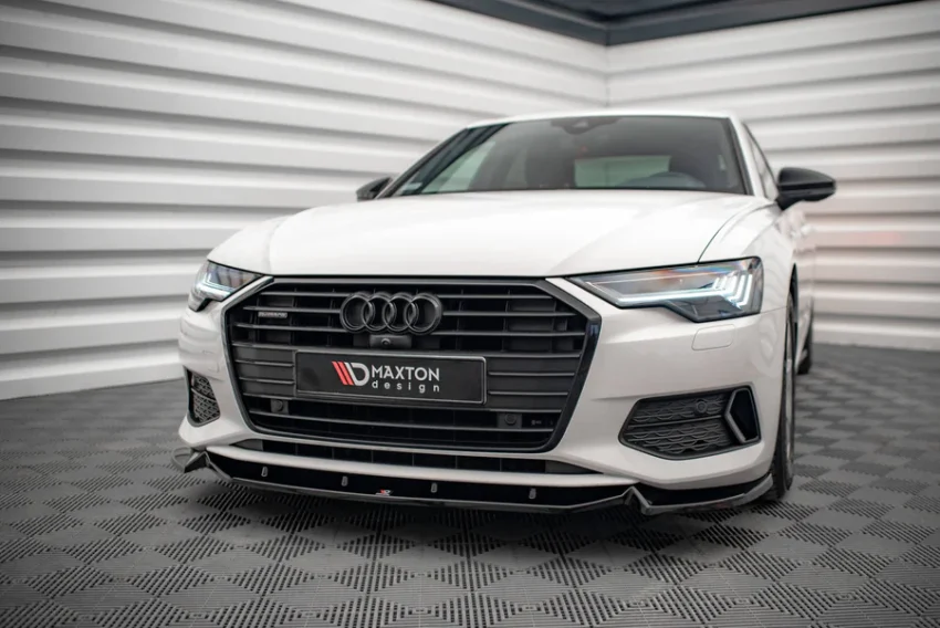 Audi A6 C8 Front Lip Normal Car (Maxton Design Original) - Image 2